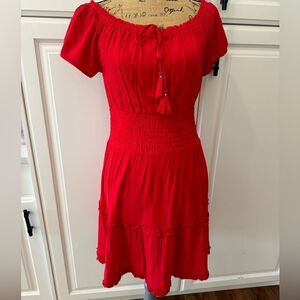 American Eagle red dress size L